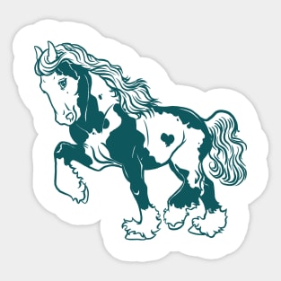 Fluffy Pony Sticker